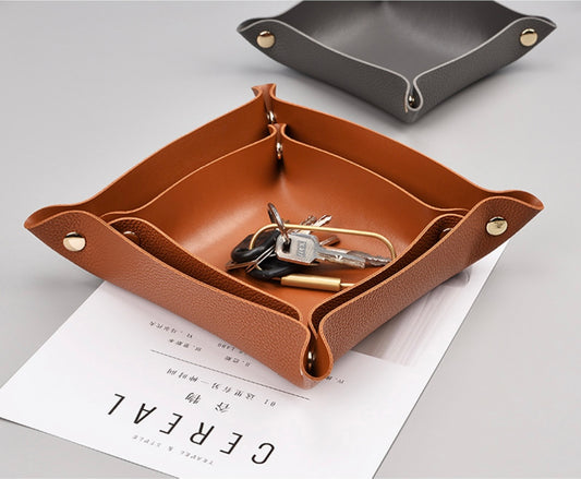 Valet Leather Tray