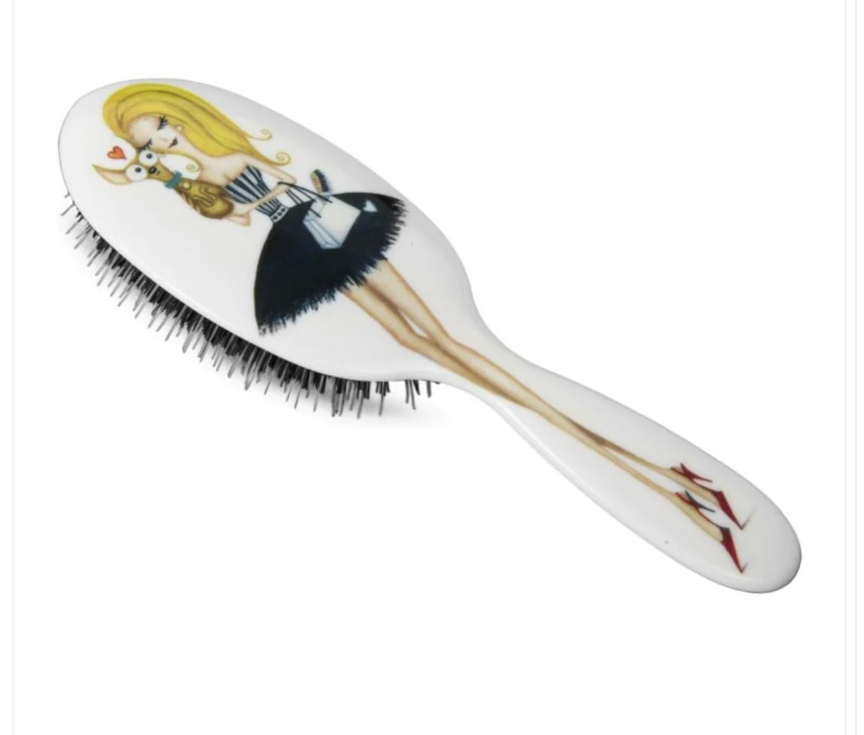 Hairbrush and Comb Set: "Miss Daisy Evening"