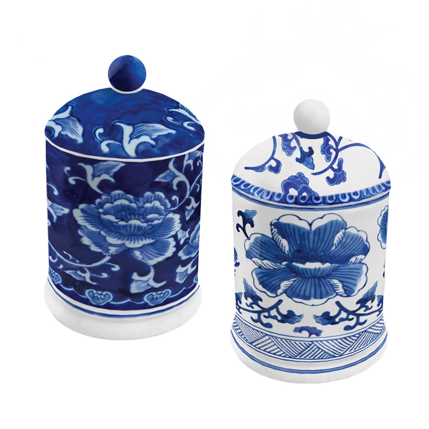Classic Chinoiserie Style Lidded Candle