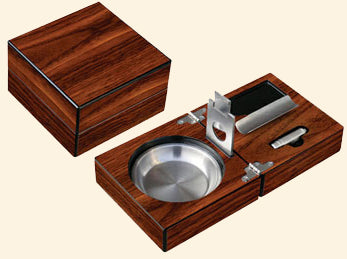 Folding Ashtray and Cutter