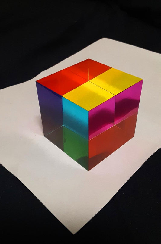 Laser Cube Paperweight